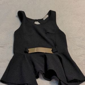 ✏️Persaya black peplum top